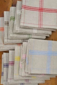 Torchon à Broder Coton Centre Toile Aïda - Rose 8 Torchon à Broder Coton Centre Toile Aïda - Rose – Image 6